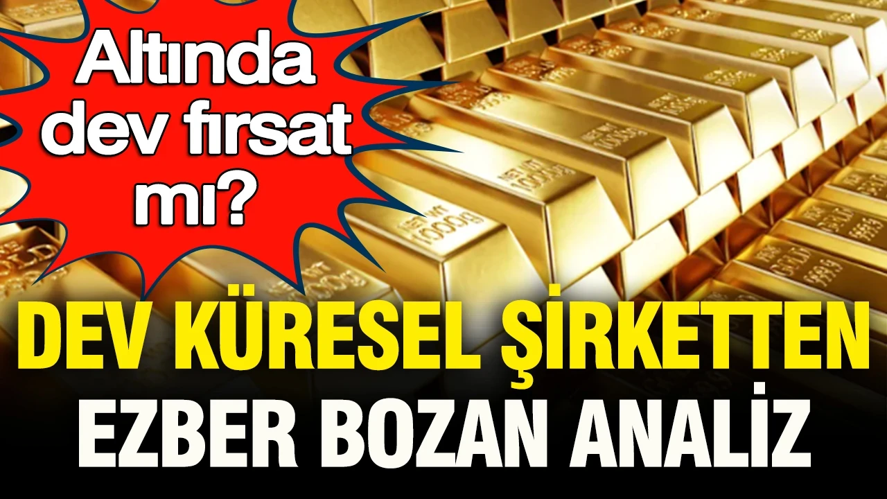 Dev küresel şirketten altında ezber bozan analiz: Altında dev fırsat mı?