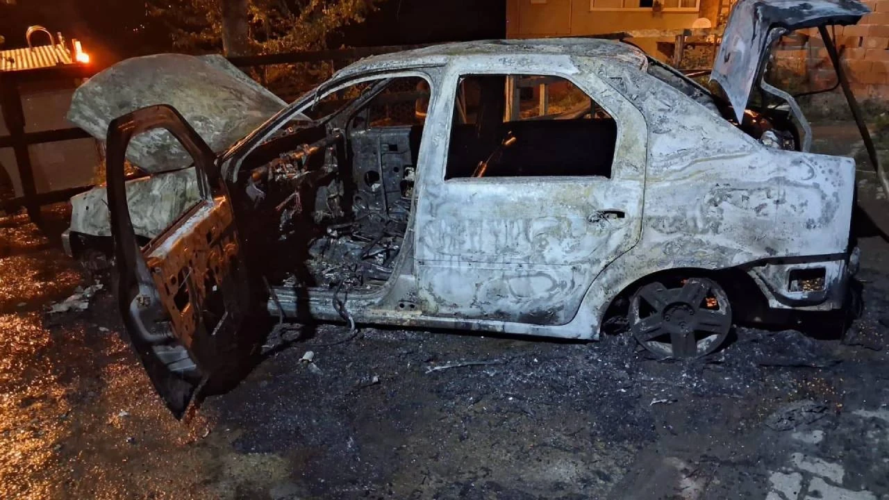 Sendika başkanının aracı kundaklandı