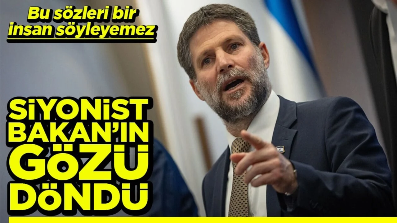 Bu sözleri bir insan söyleyemez Siyonist Bakan’ın gözü döndü