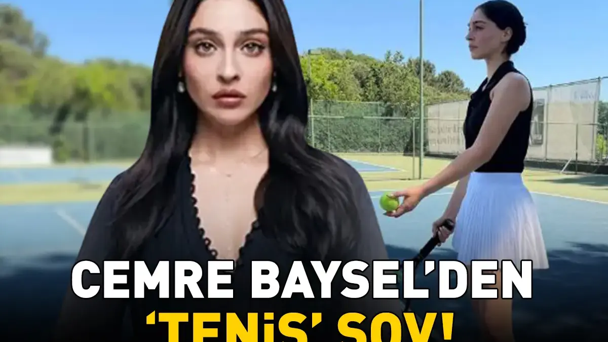 Güller ve Günahlar'ın Zeynep'i Cemre Baysel'den 'tenis' şov: 'Olimpiyatlara hazırım'