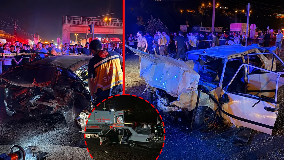 Adana’da feci kaza! Feci çarpışmada otomobil kağıt gibi ezildi: Ölü ve yaralılar var!