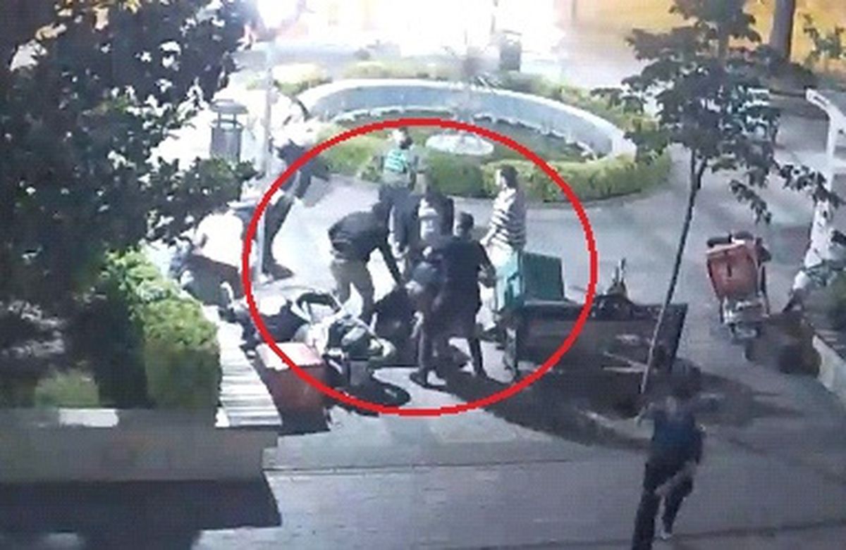 Bursa'da iş verenler ile motokuryelerin kavgası kamerada: 10 gözaltı