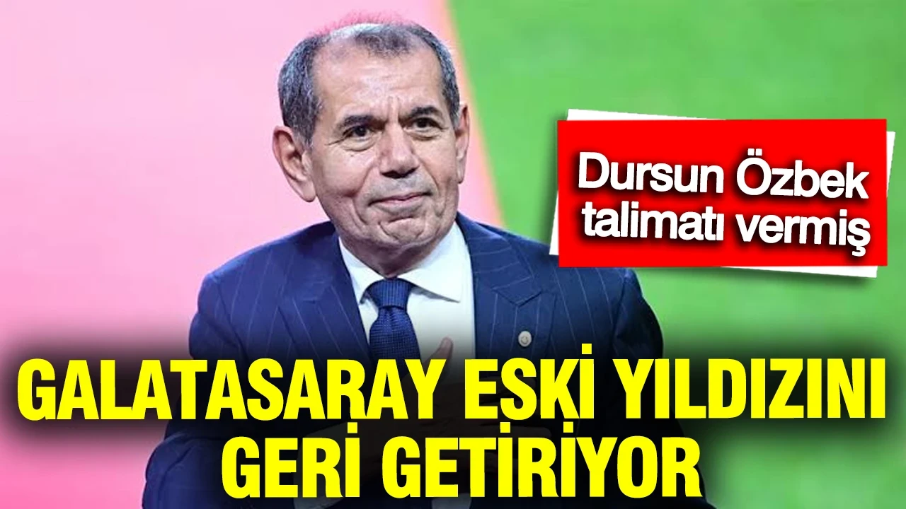 Galatasaray eski yıldızını geri getiriyor... Meğer Dursun Özbek talimatı vermiş