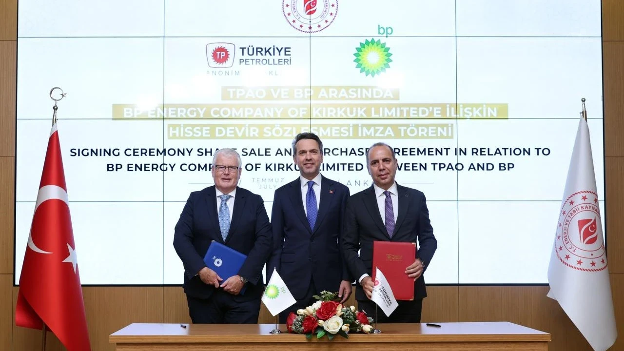 TPAO, BP'nin Kerkük'teki yüzde 15 hissesini satın aldı