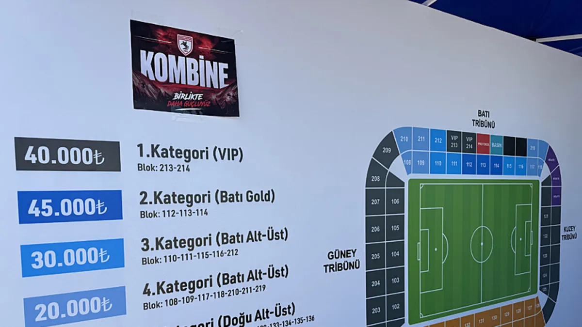 Samsunspor'da kombine satışları taraftar etkinliğiyle başladı