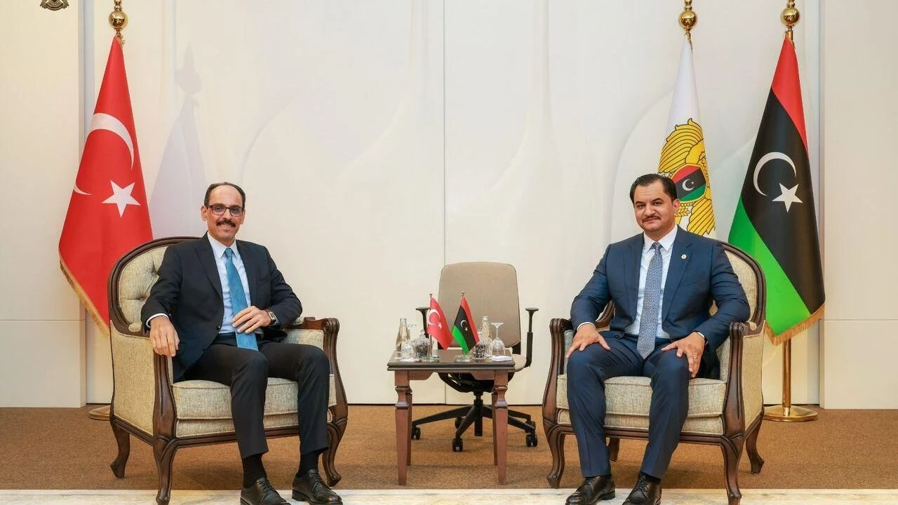 İbrahim Kalın, Saddem Hafter ile Libya'da görüştü