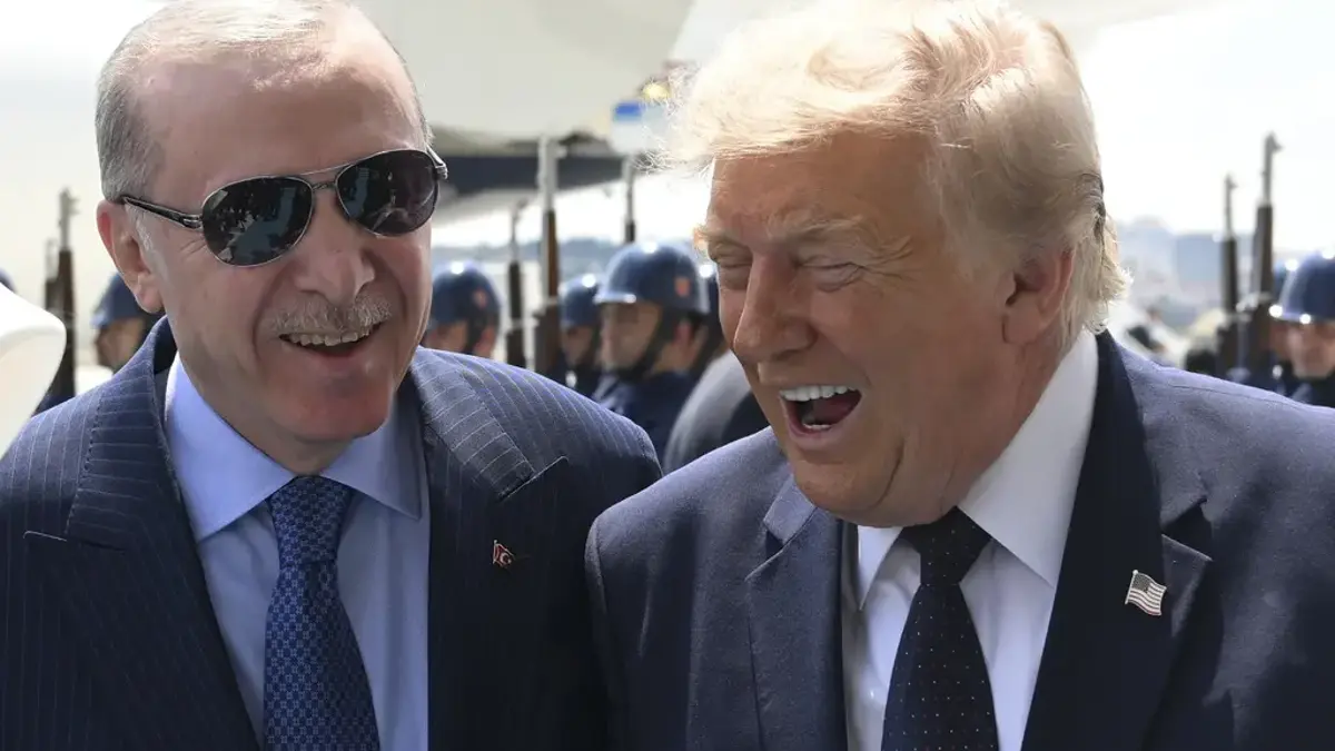 Cumhurbaşkanı Erdoğan'dan ABD Başkanı Trump'a sıcak karşılama