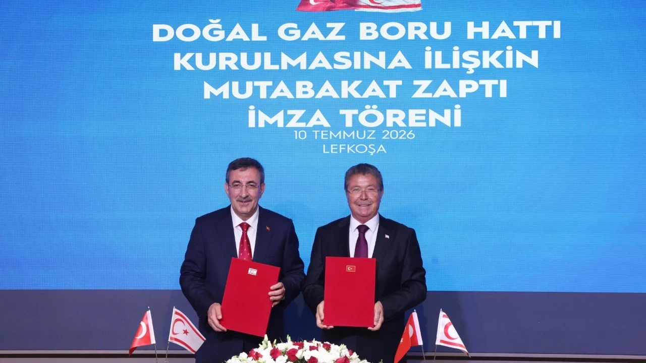 Türkiye ile KKTC arasında doğal gaz imzası