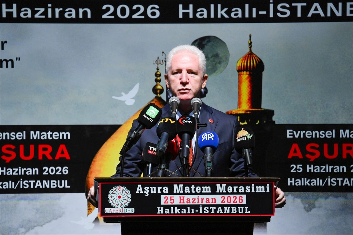 İstanbul'da Hazreti Hüseyin "Evrensel Aşura Matem Merasimi" ile anıldı