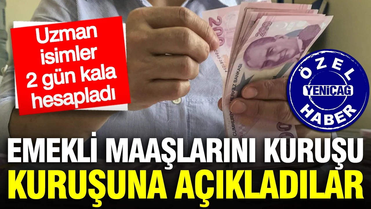 SGK uzmanları zamma 2 gün kala emekli ve memurun yeni maaşını açıkladı