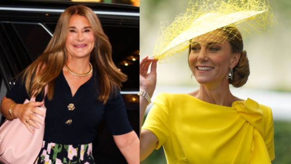 Prenses Kate Middleton, Bill Gates'in eski eşi Melinda French ile görüştü