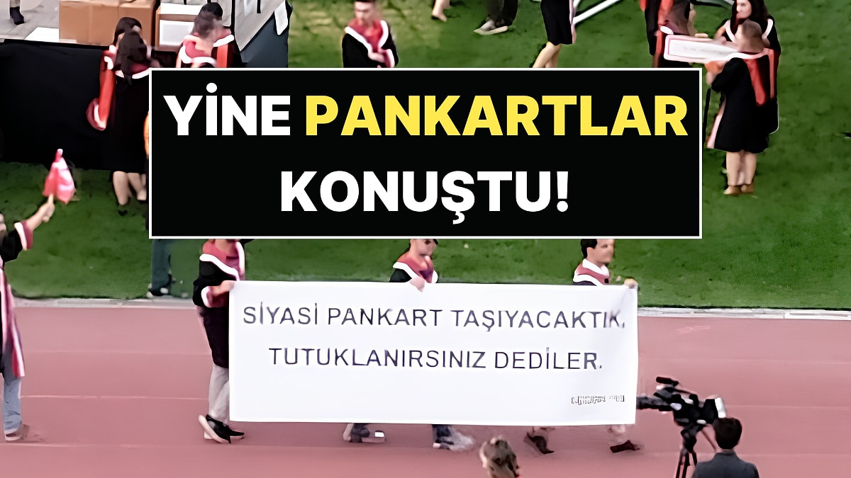 ODTÜ Mezuniyetine Birbirinden Yaratıcı ve Göndermeli Pankartlar Damga Vurdu