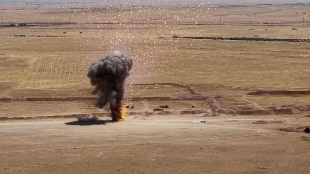 Suriye’de terör örgütü YPG’nin geride bıraktığı mayınlar imha edildi
