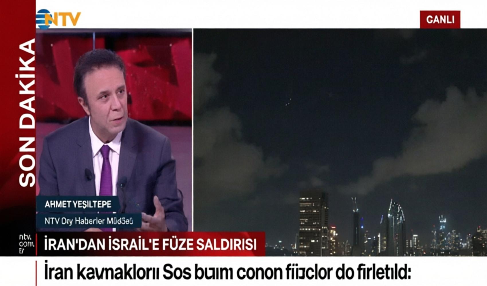 NTV Dış Haberler Müdürü Ahmet Yeşiltepe’nin İsrailli sivillerle ilgili sözleri sonrası iş akdinin feshedileceği iddia edildi