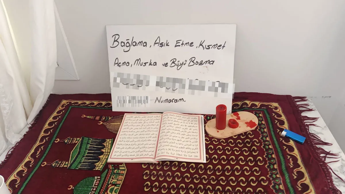 Adana'da dev operasyon: Sahte hocaya suçüstü baskın! Aşık etme, kısmet açma, büyü bozma…