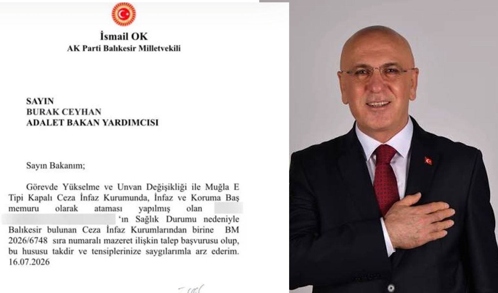 AKP'li Ok tayin için 'ricada' bulundu, imzasını taşıyan yazı ortaya çıktı: Saygılarımla arz ederim