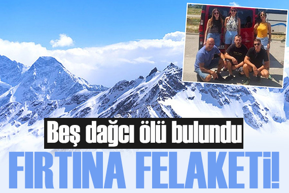 Rusya'nın en yüksek dağında fırtına felaketi! Beş dağcı ölü bulundu