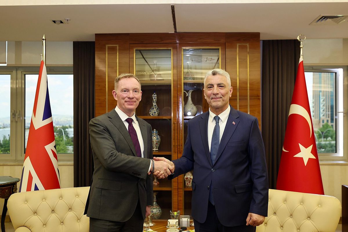 Bakan Bolat, Birleşik Krallık İş ve Ticaret Bakan Yardımcısı'nı kabul etti
