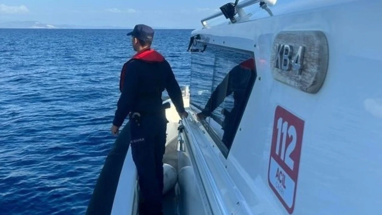 Kayalık alanda mahsur kalan şahıs kurtarıldı