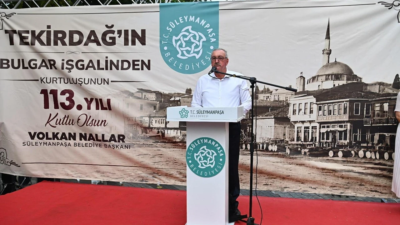 Bulgar işgalinden kurtuluşun yıldönümü törenle kutlandı