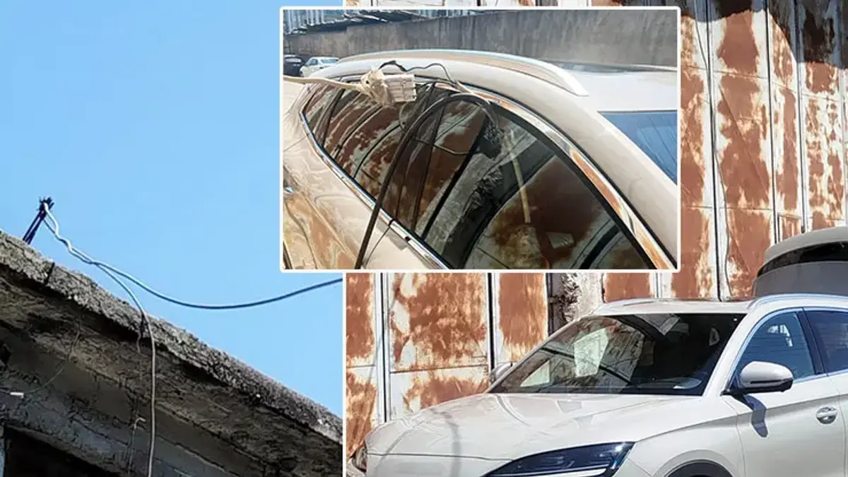 Şanlıurfa'da kaçak elektrikle araç şarj istasyonu! Akılalmaz düzenek böyle fark edildi