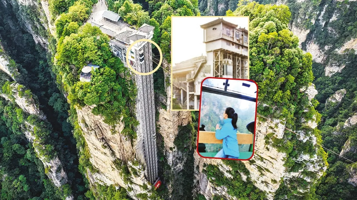 88 saniyede bulutların üzerine! Dünyanın en yüksek asansörü