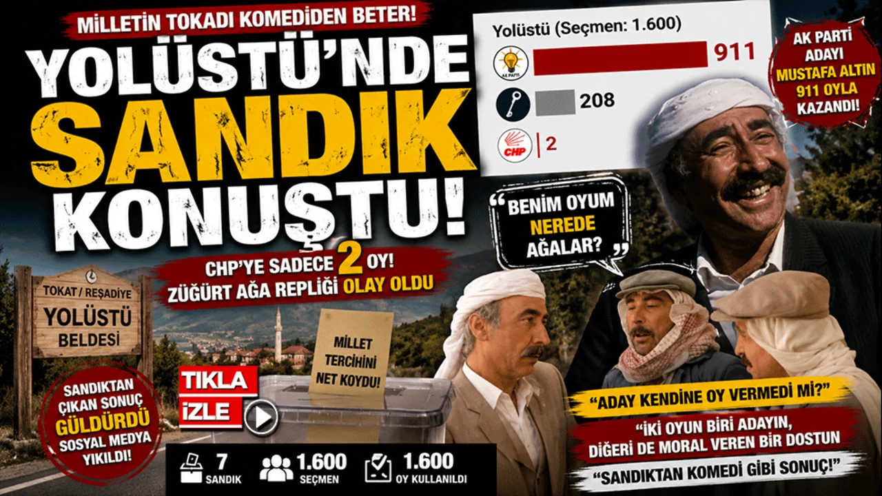 Yolüstü’nde sandık güldürdü! CHP’ye çıkan 2 oy sonrası Züğürt Ağa repliği sosyal medyayı salladı
