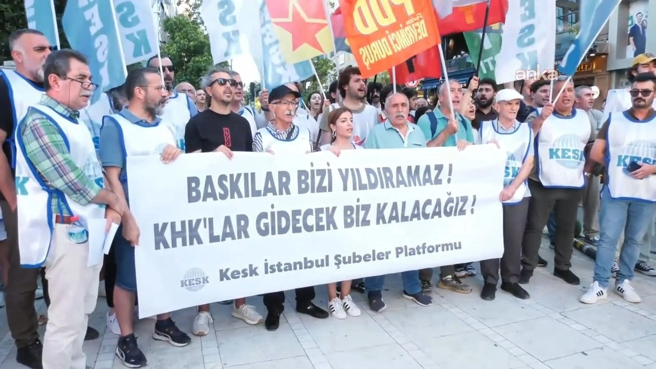 KESK'ten Ankara'daki gözaltılara tepki: 10 yıllık hukuksuzluğu daha fazla uzatmayın