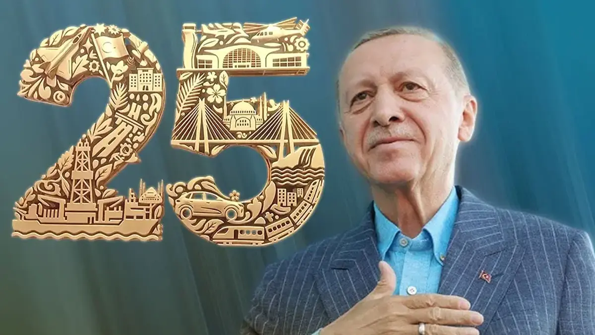 AK Parti'den 25. yıla özel logo: Erdoğan çeyrek asır mesajı verecek