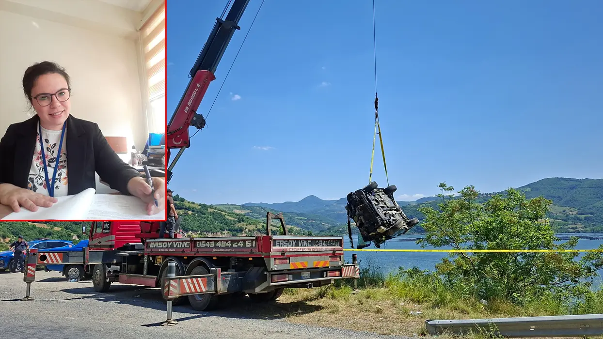 Harita mühendisi kadının sır ölümü: Suya gömülen araçtan ceset çıktı
