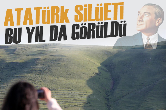 Ardahan'daki "Atatürk silüeti" bu yıl da görüldü