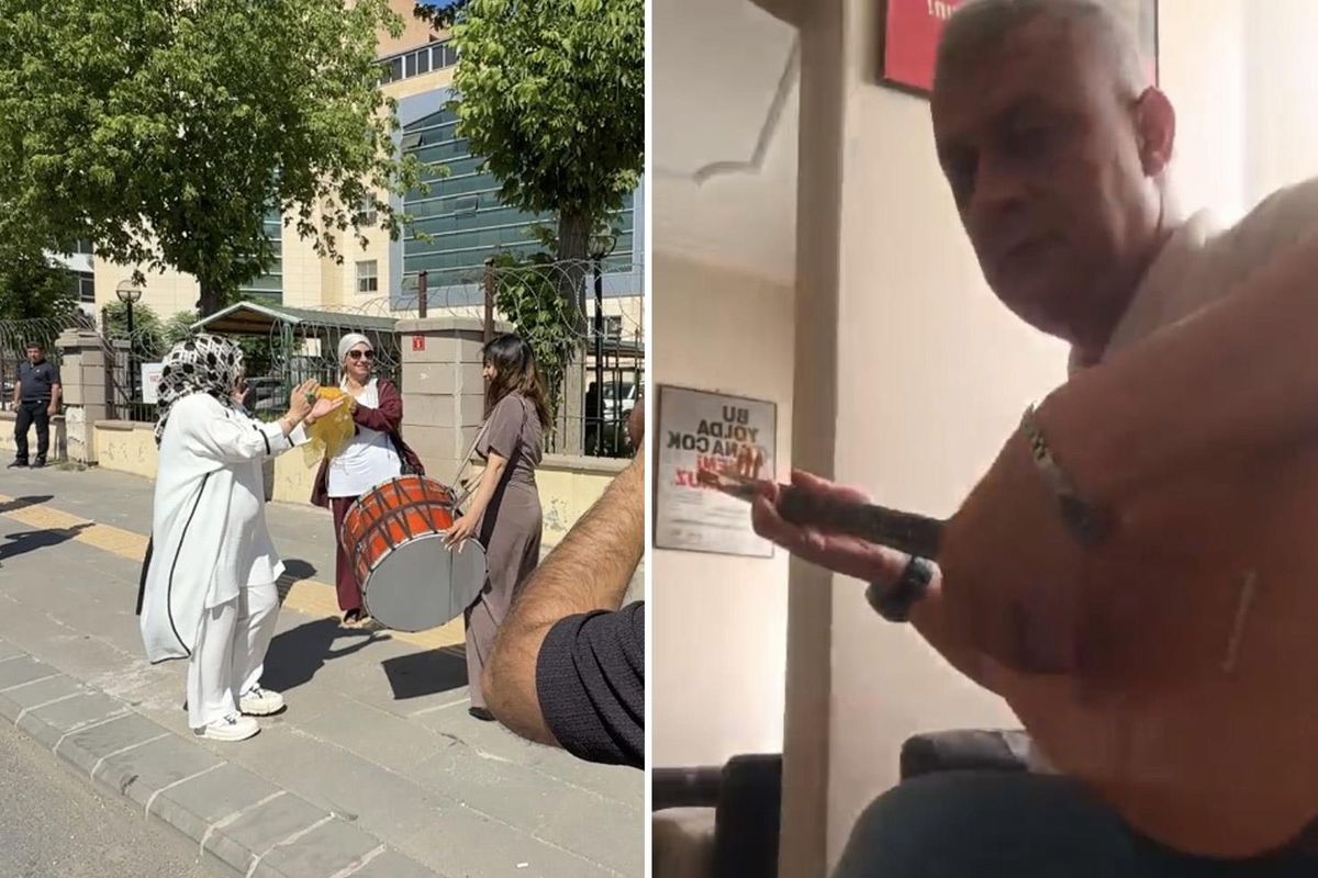 Boşanmayı davul zurna ile kutlayan kadının kocasından da karşı hamle