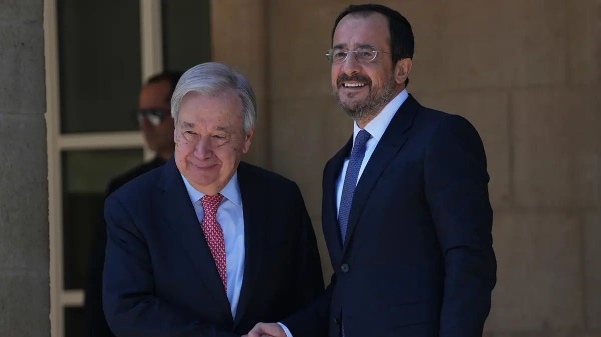Kıbrıs'ta 16 yıl sonra tarihi adım: Guterres liderlerle buluşuyor