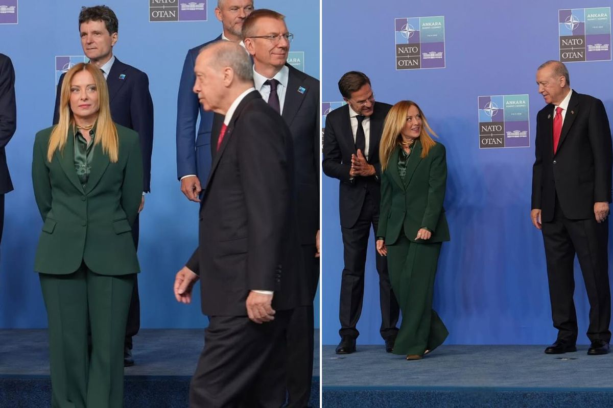 Meloni'nin Erdoğan'a bakışları yine gündem oldu