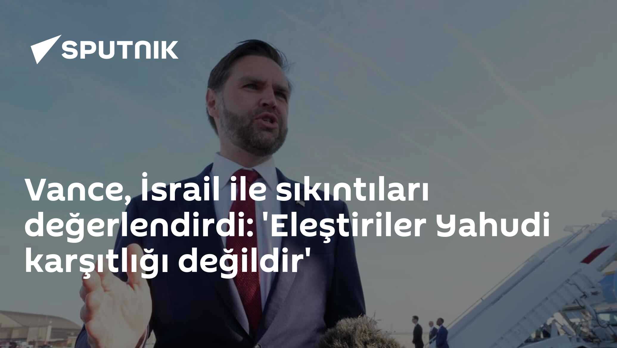 Vance, İsrail ile sıkıntıları değerlendirdi: 'Eleştiriler Yahudi karşıtlığı değildir'