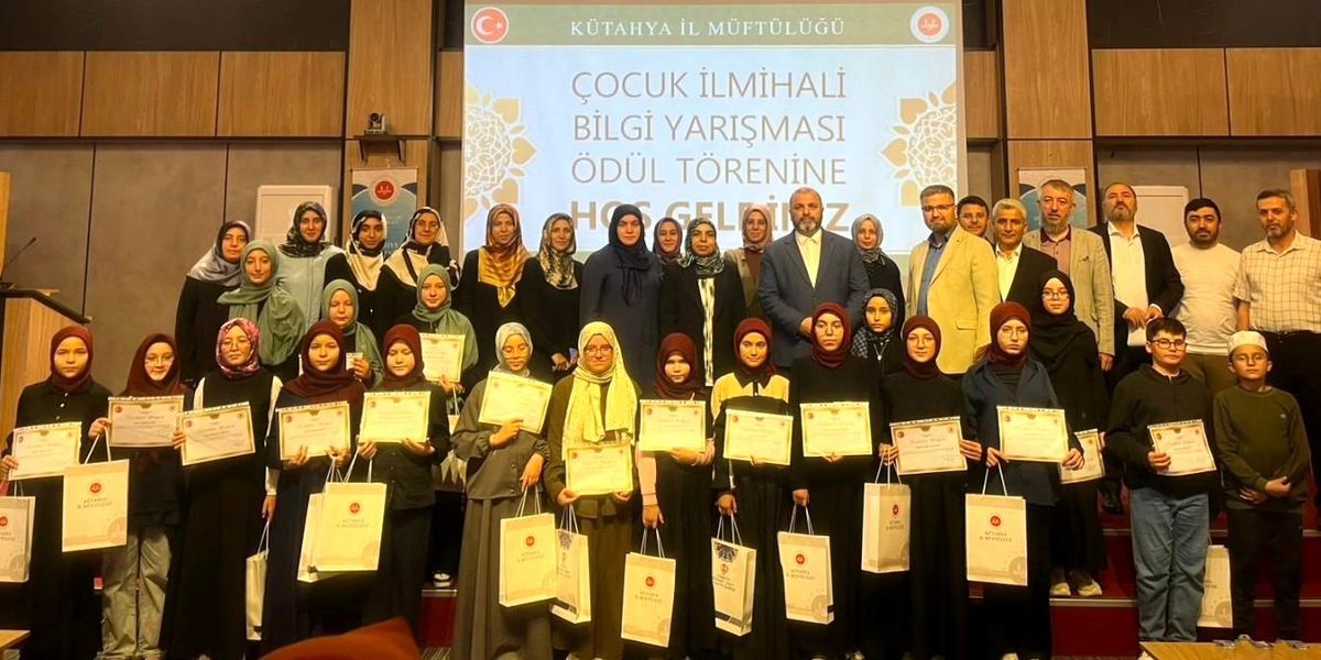 Kütahya'da 'Çocuk İlmihali Bilgi Yarışması' tamamlandı