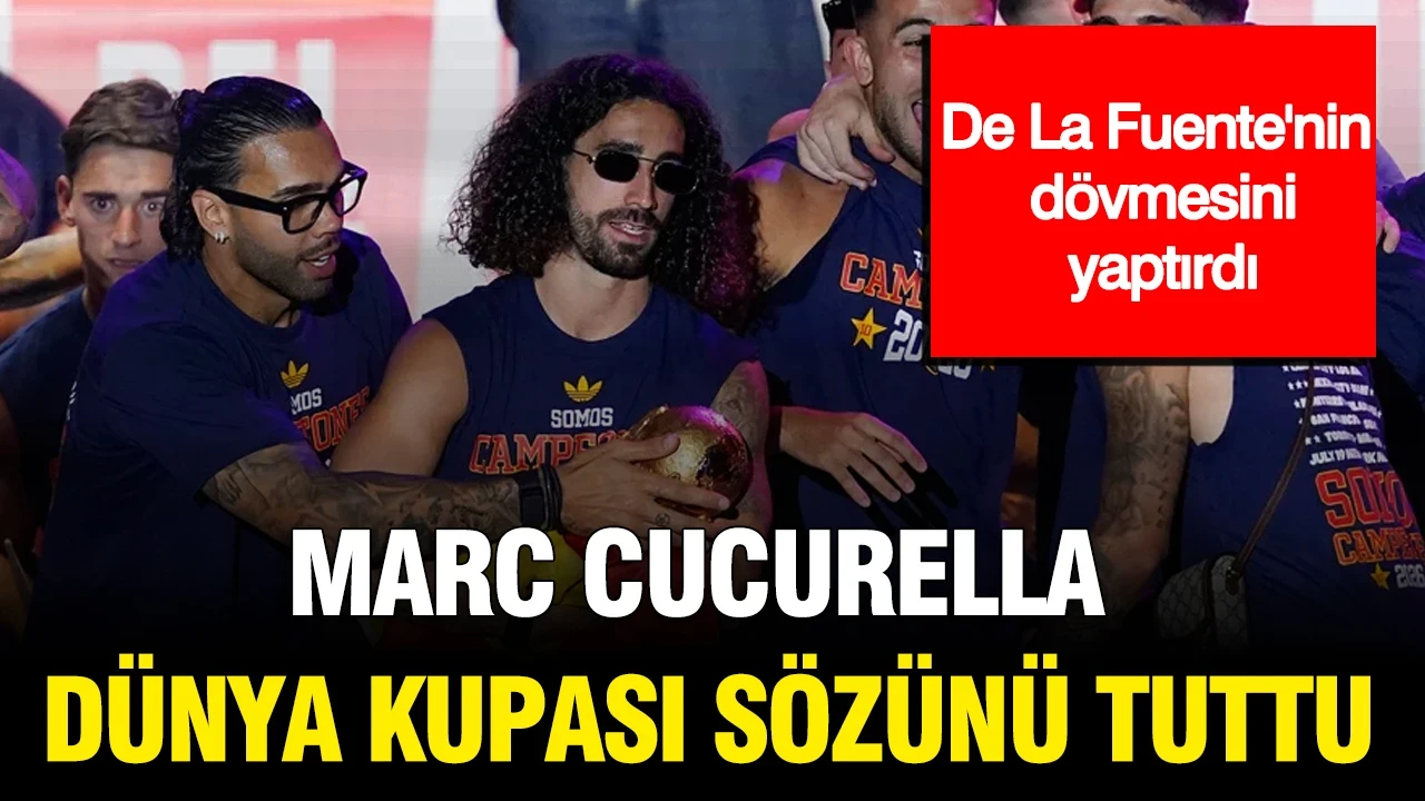 Marc Cucurella, Dünya Kupası sözünü tuttu: De La Fuente'nin dövmesini yaptırdı