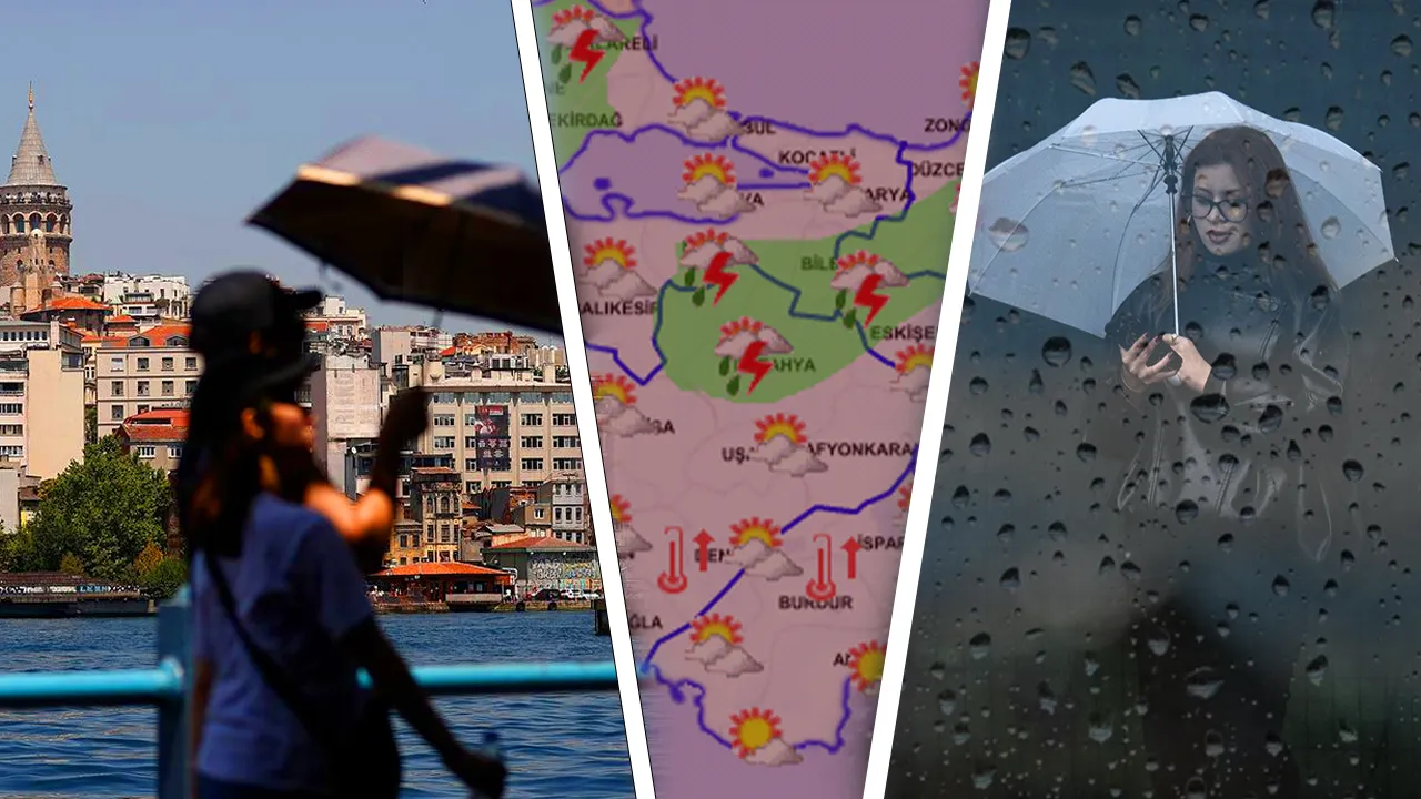 Meteoroloji’den çifte uyarı! Bir köşede kavurucu sıcak bir köşede sağanak: 12 ilde termometreler düşecek