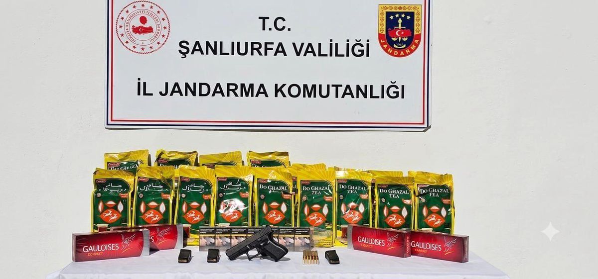 Şanlıurfa'da ruhsatsız silah ve kaçak ürün ele geçirildi