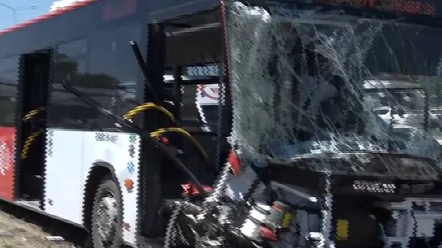 Başkentte EGO otobüsü kaza yaptı: 1 ölü, 9 yaralı