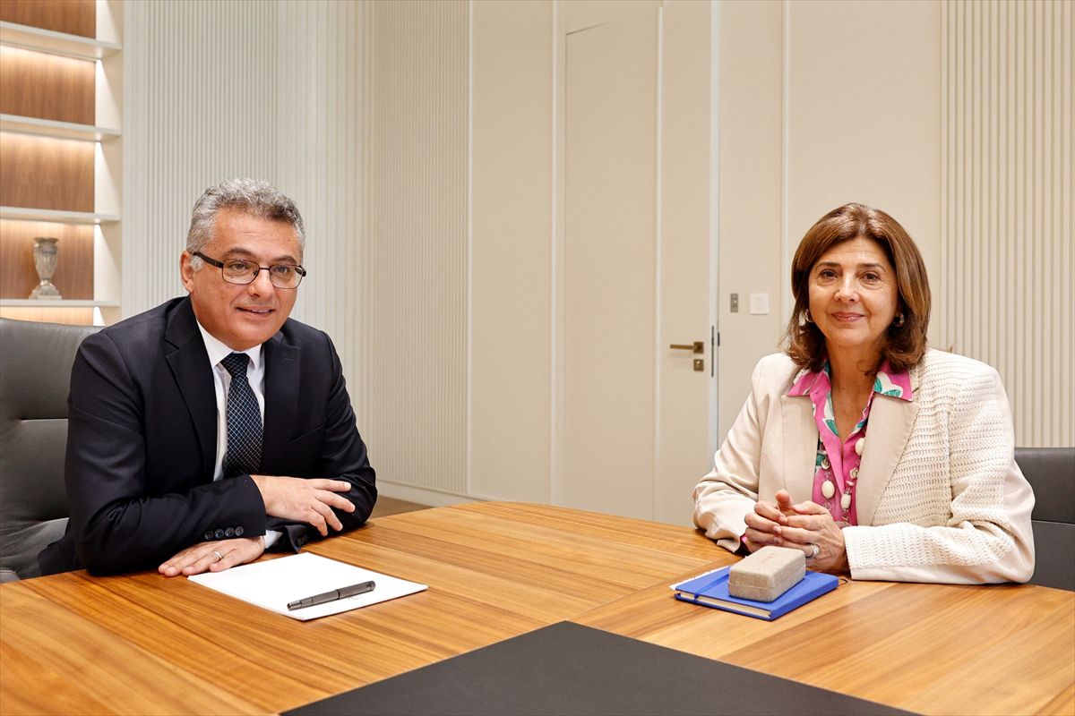 Erhürman, BM Temsilcisi Cuellar'ı kabul etti