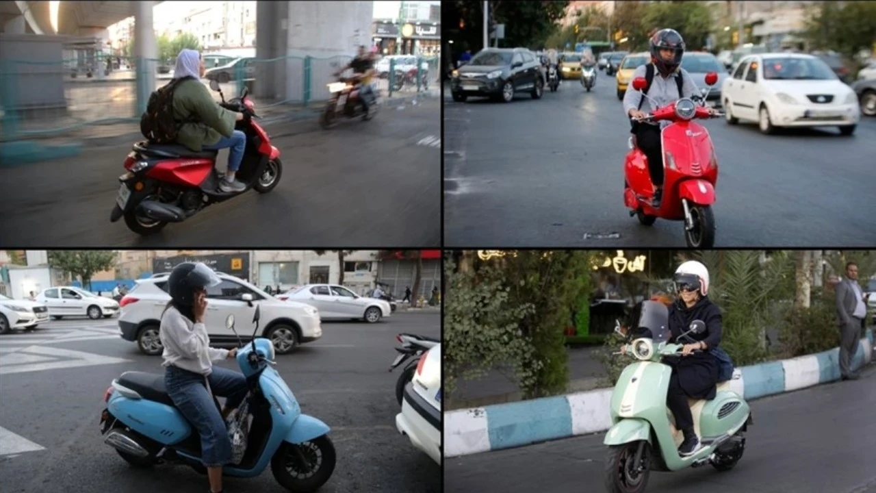 İran'da kadınlara motosiklet kullanma izni