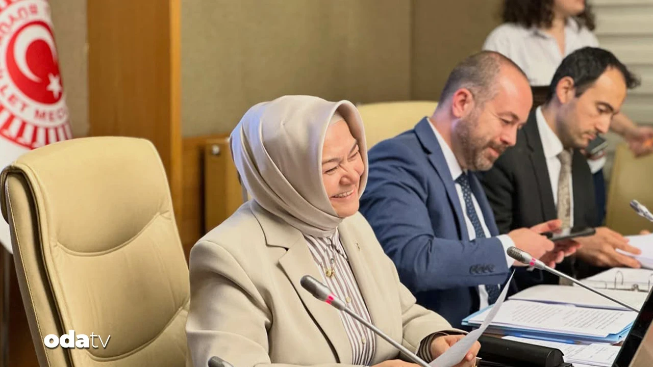 Komisyon toplantısında anneanne oldu