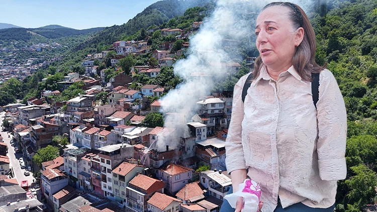 Bursa’da acı olay! Talihsiz kadın depremde kolunu, yangında evini kaybetti