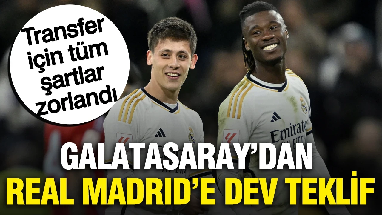 Galatasaray'dan Real Madrid'e dev teklif: Transfer için tüm şartlar zorlandı
