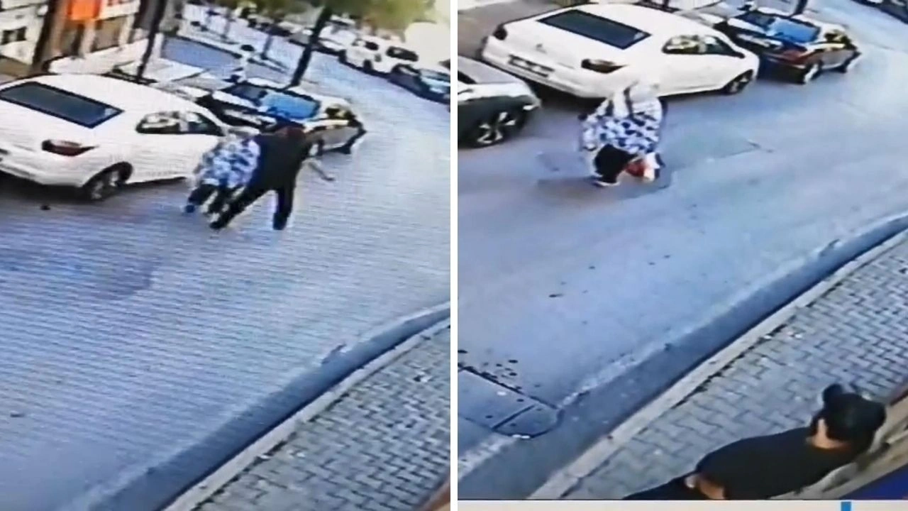 Şişli’de sokak ortasında kadına şiddet! Yürürken arkasından yaklaşıp yumrukladı