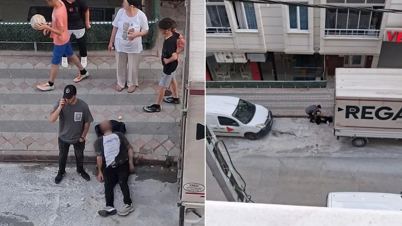 Arnavutköy'de akıl almaz anlar: Kafasını defalarca kamyonet kasasına vurup kendisini bayılttı