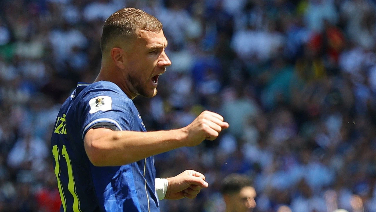 Edin Dzeko: 'Favori ABD ama buraya şansla gelmedik'