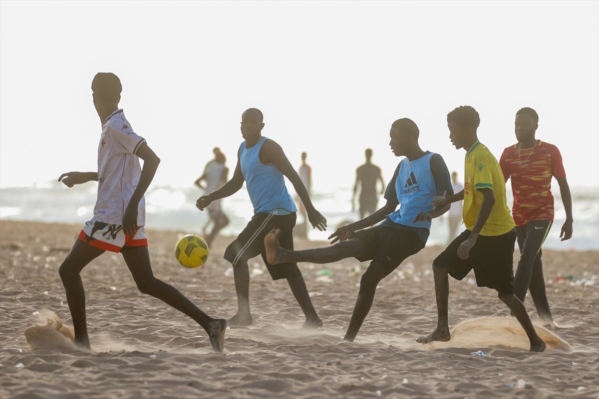 Dakar sahillerinde Dünya Kupası heyecanı