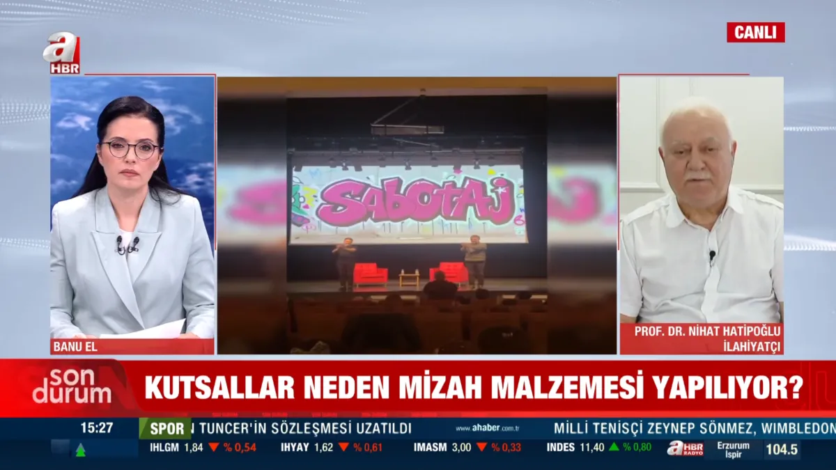 Nihat Hatipoğlu’ndan Deniz Göktaş tepkisi: Bu bir Ebu Cehil mesleği